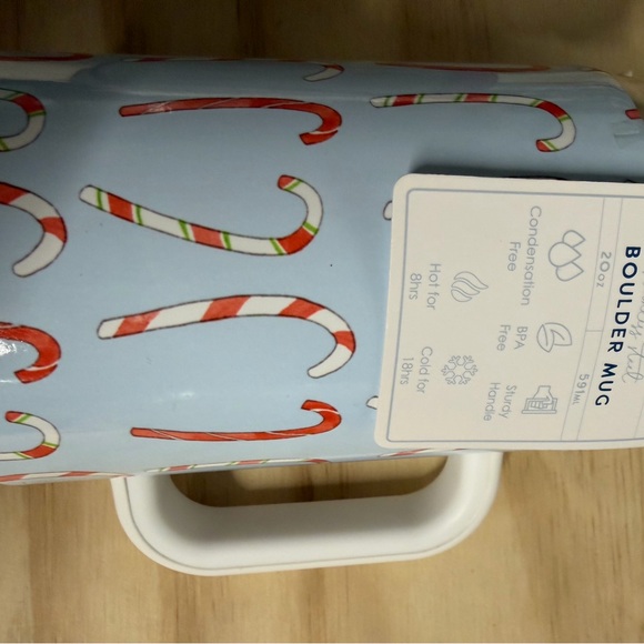 Sara Fitz Candy Cane print and Ice Cream print Tumblers. New. - Picture 2 of 8